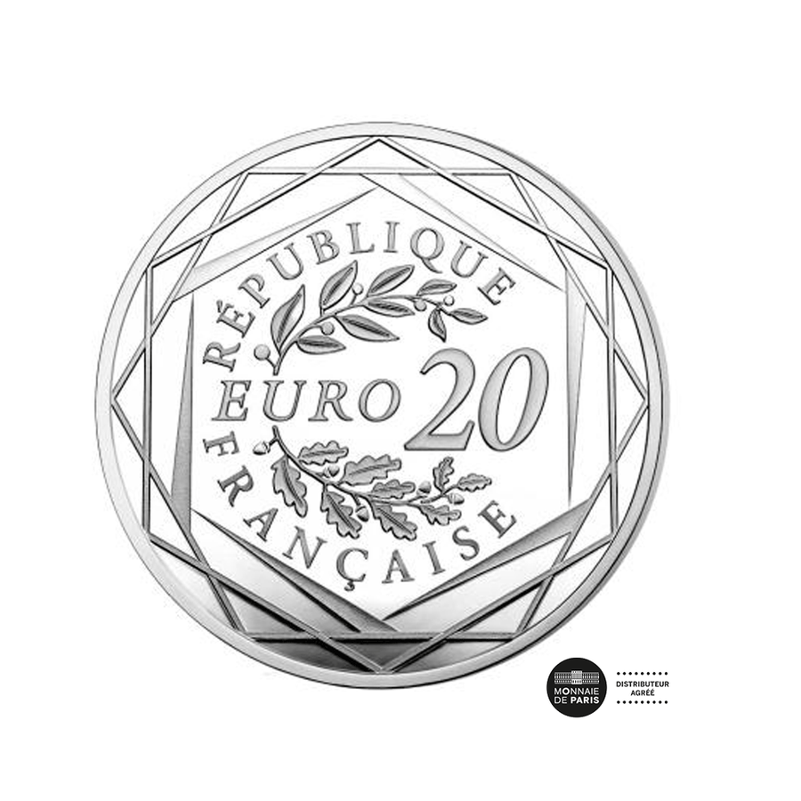 Egalité - Monnaie de 20€ Argent - 2018