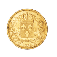 40 Francs Or - Charles X - France - 1824 - 1830