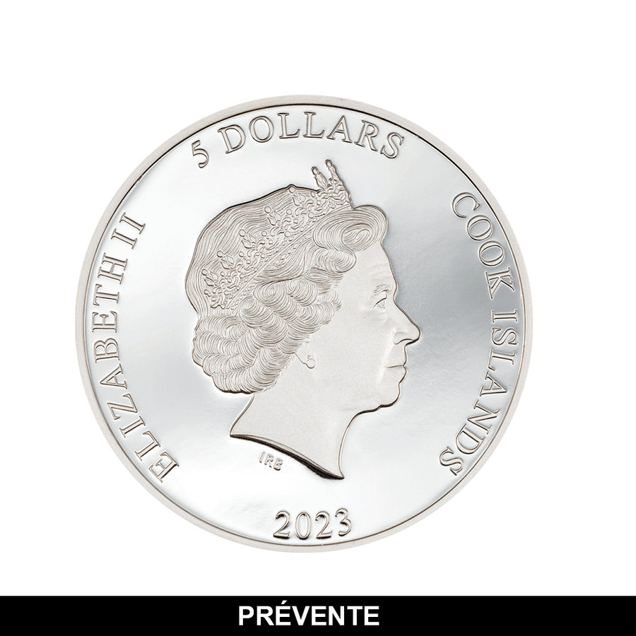 Eclectic Nature - Caméléon - Monnaie de 5 Dollars Argent - BE 2023