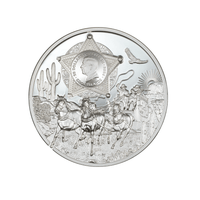 Legends - Wild West - Monnaie de 20 Dollars Argent 3 Oz - BE 2024