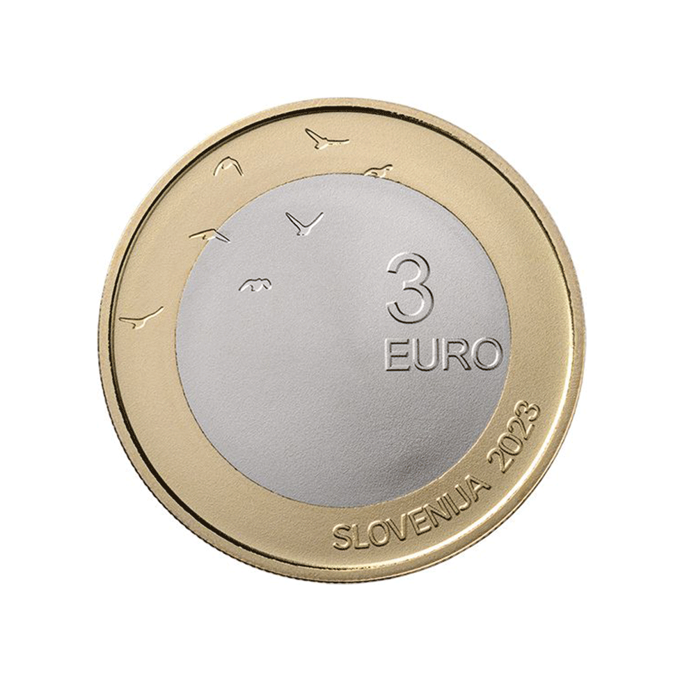 Slovenia 2023 - 3 Euro commemorative - Boris PAHOR
