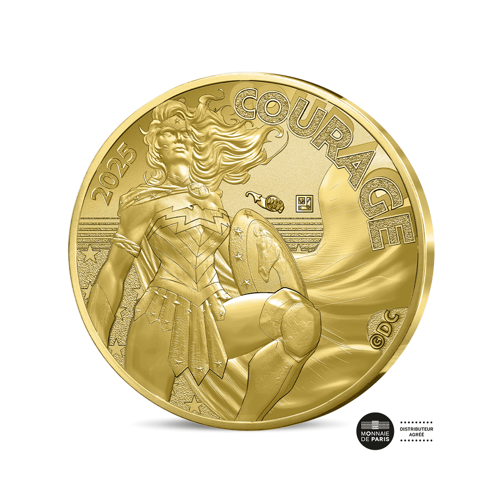 DC Comics - Monnaie de 250€ Or (01/02) - Courage - BU 2025