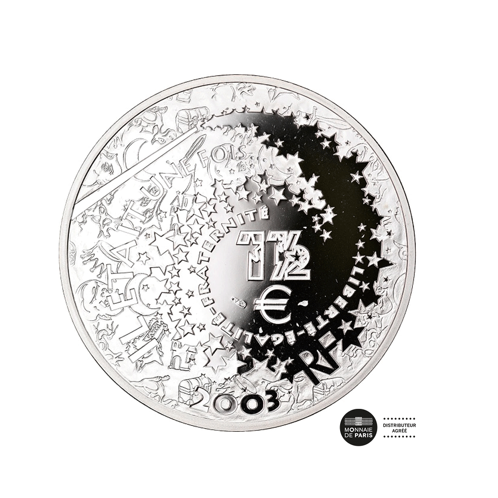 Contes des enfants d'Europe - Alice aux pays des Merveilles - Monnaie de 1,50€ Argent - BE 2003
