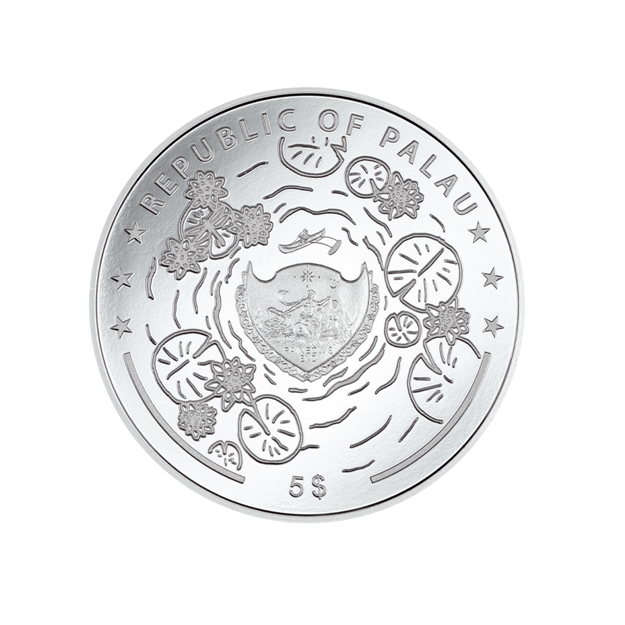 Lily Pas - Dragonfly - Monnaie de 5 Dollars Argent - BE 2024