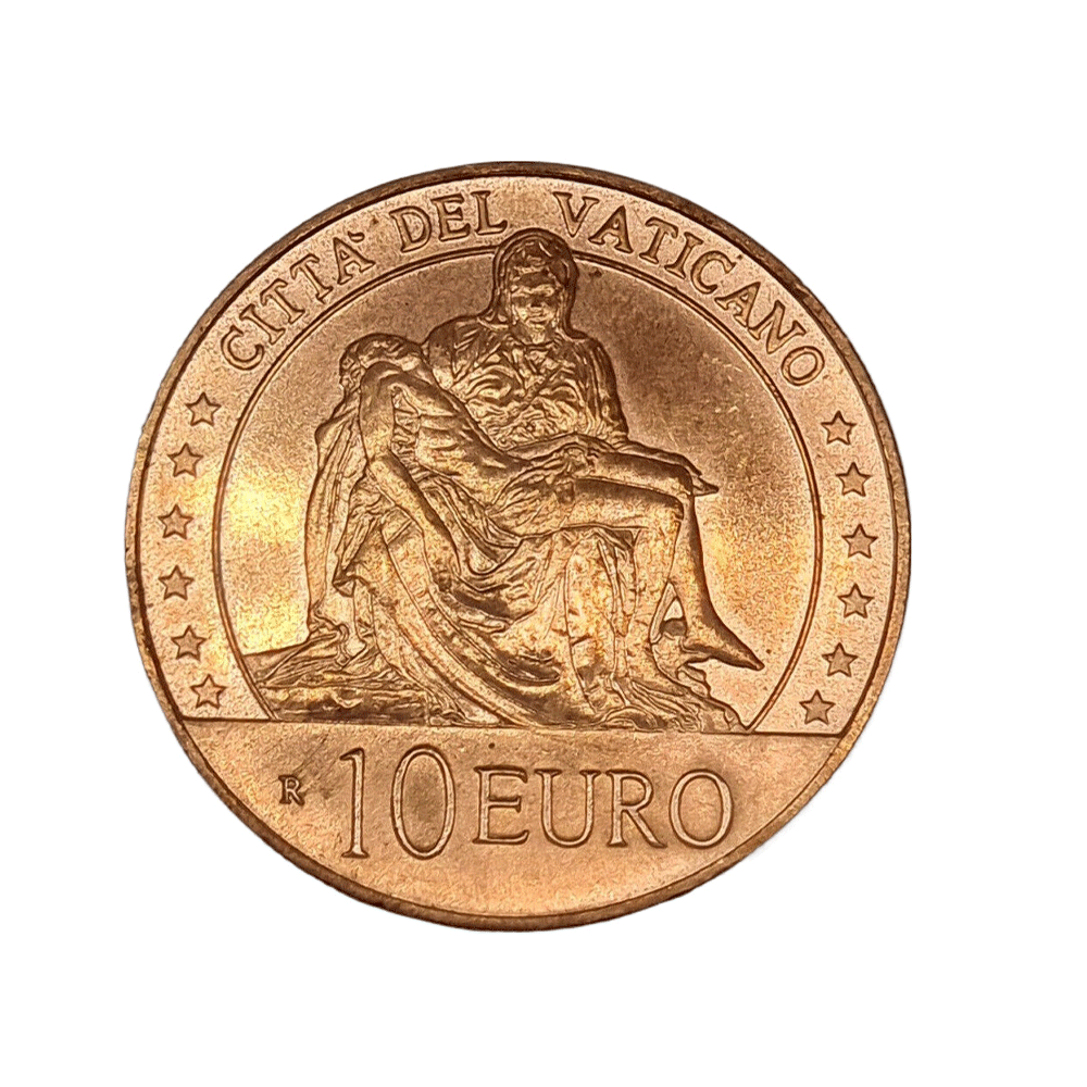 Vatican - Michelangelo La Pietà - Monnaie de 10€ Cuivre - 2020