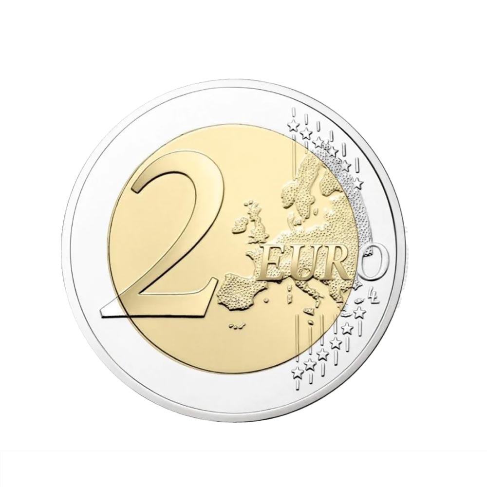 2 Euro Herdenkingsvermogen - 700 jaar van de dood van Dante Alighieri - Be 2021