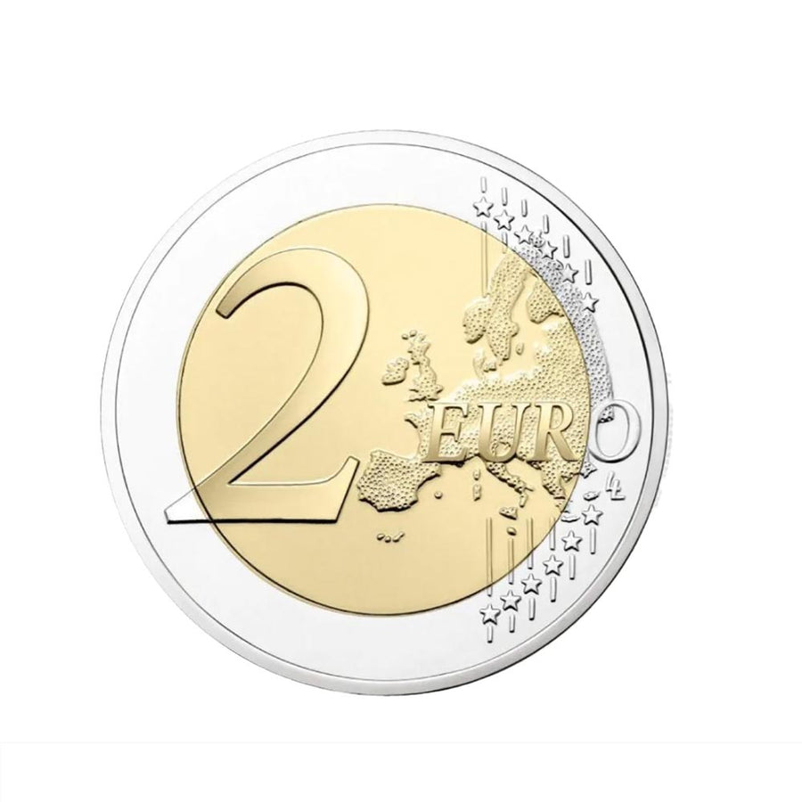 2 EURO comemorativo - 700 anos da morte de Dante Alighieri - seja 2021