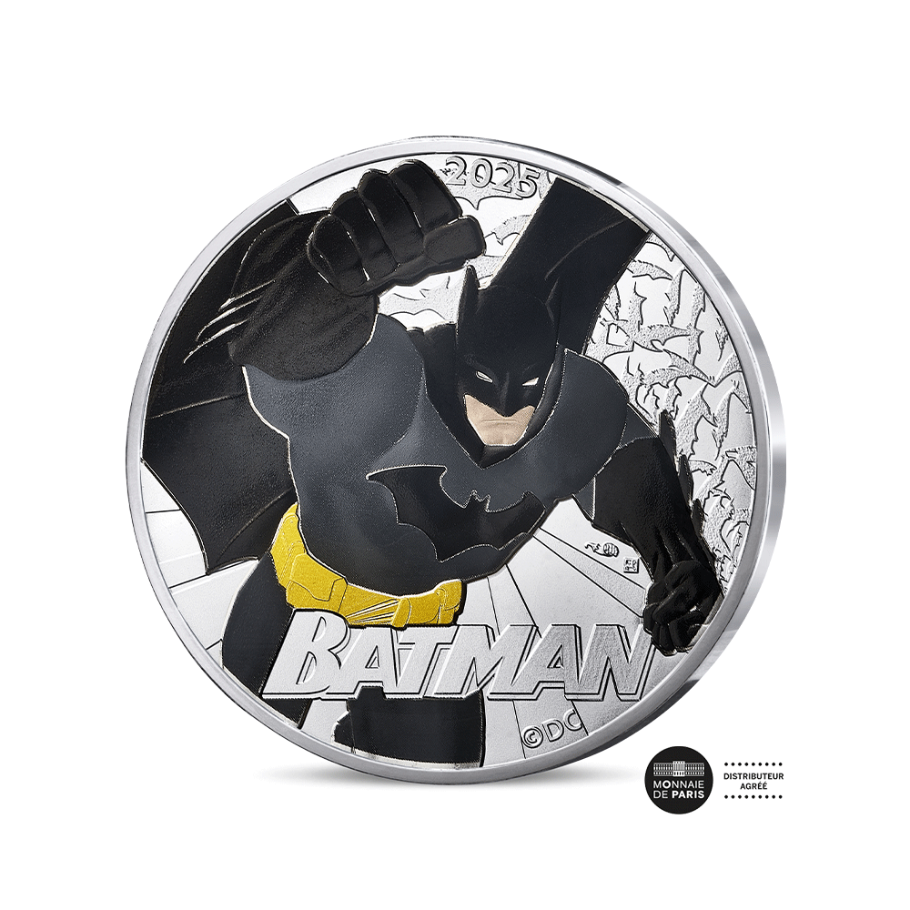 DC Comics - Monnaie de 10€ Argent (01/18) - Batman - 2025