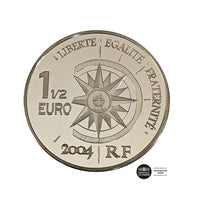 Die gelbe Kreuzfahrt - Währung von 1,5 Euro Silber - sein 2004