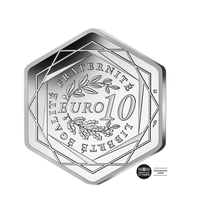 Paris Olympic Games 2024 - Hexagonal - Currency of € 10 money - 2024