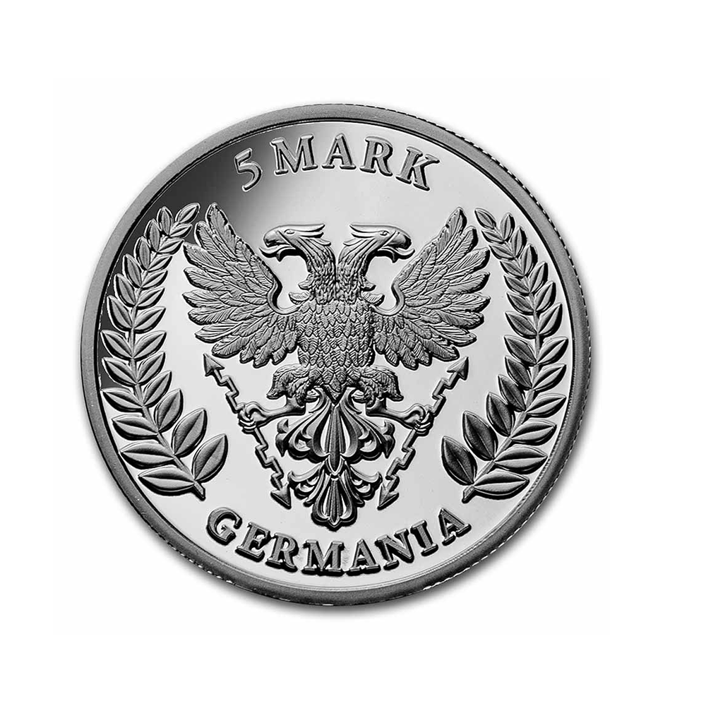 Dame Germania - Monnaie de 5 Marks Argent 1 Oz - BE 2023