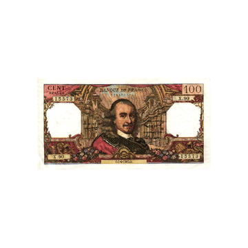 Bilhete de 100 Francs Corneille