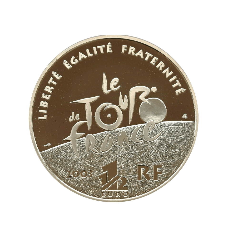 Centenaire du Tour de France - Monnaie de 1/4€ Argent - BE 2003