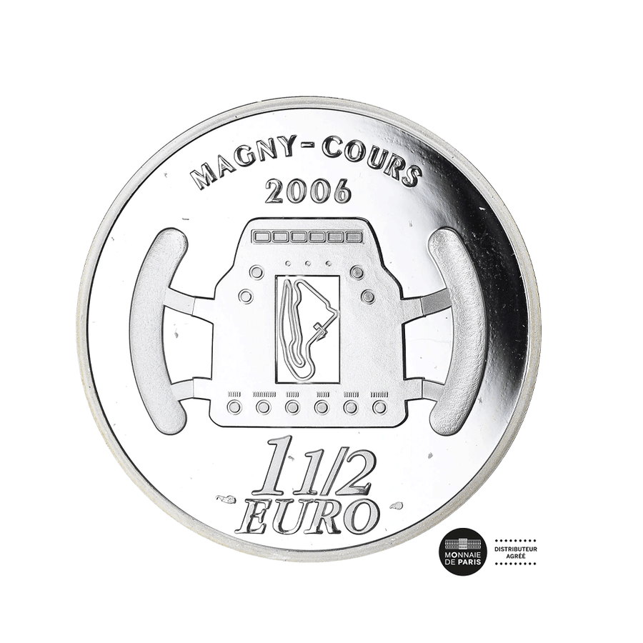 Centenário do 1º Grand Prix do ACF - Mint de € 1,5 prata - seja 2006