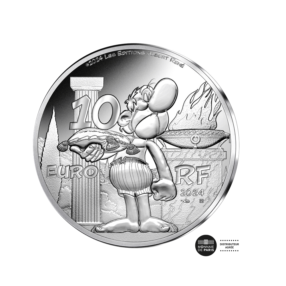 Médaille Astérix Aux Jeux Olympiques 2016 - Monnaie De Paris, Maillechort, Collection Officielle