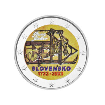 Eslováquia 2022 - 2 euros comemorativo - colorido