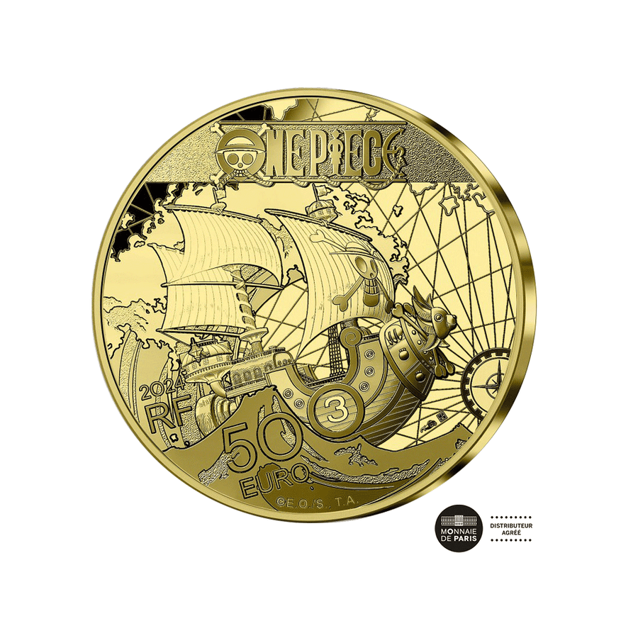 One Piece - Monnaie de 50 Euro Or 1/4 Oz - BE 2024