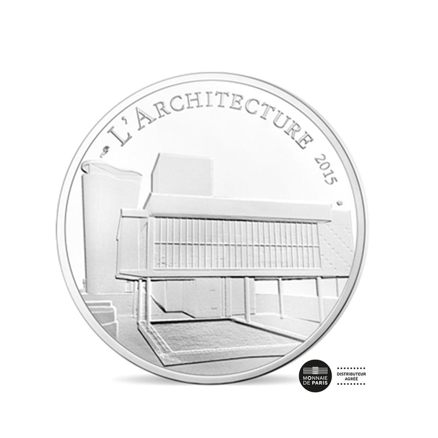 Le Corbusier - Monnaie de 10€ Argent - BE 2015