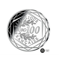 Le Tournoi de la Coupe du Monde de Rugby 2023 - Monnaie de 100€ Argent - 2023