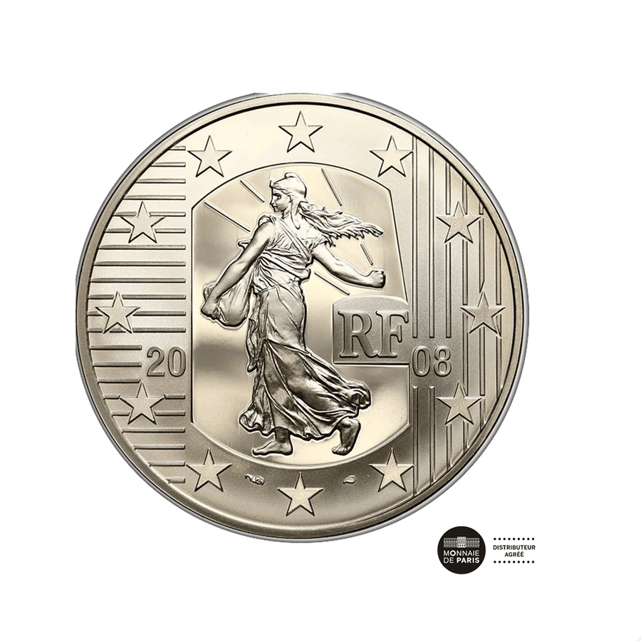 Semeuse - République - Monnaie de 1,50€ Argent - BE 2008
