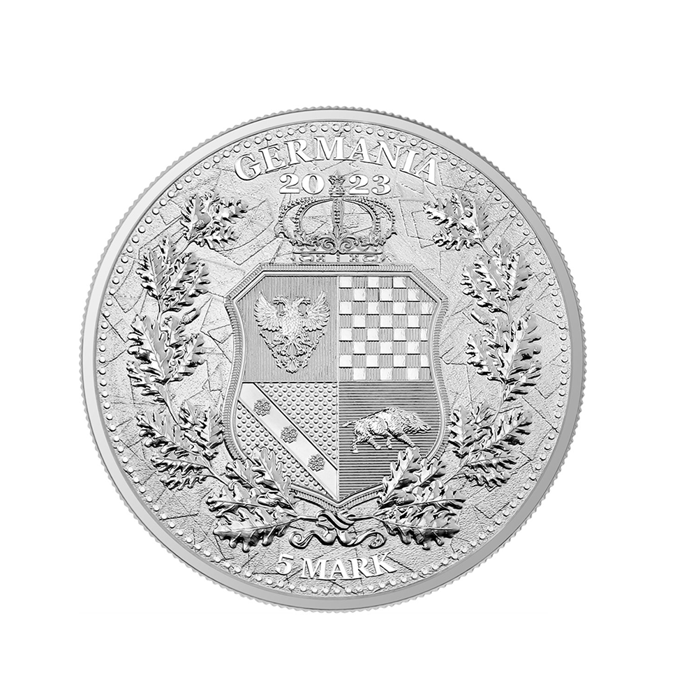 Galia & Germania - Monnaie de 5 Mark Argent 1 Oz  - BU 2023