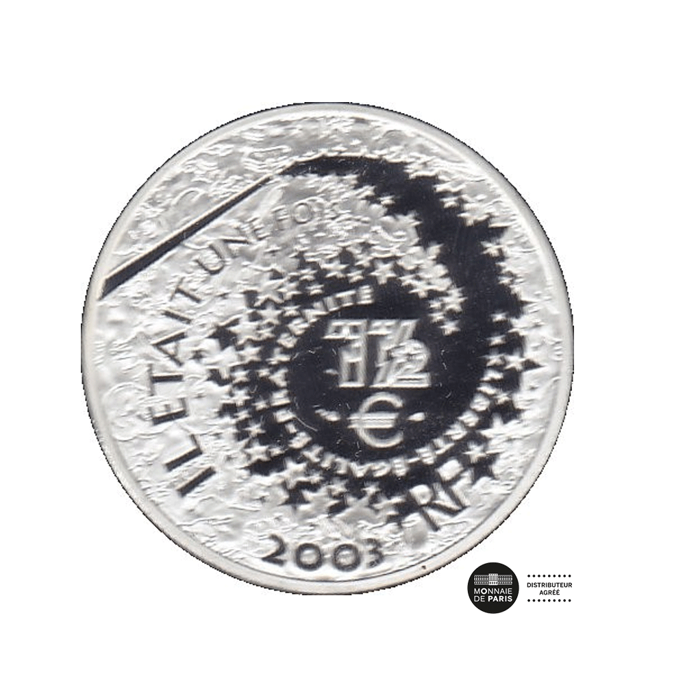 Contes des enfants d'Europe - La Belle au bois dormant - Monnaie de 1,50€ Argent - BE 2003