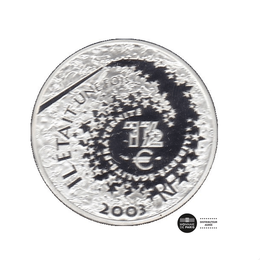 Contes des enfants d'Europe - La Belle au bois dormant - Monnaie de 1,50€ Argent - BE 2003