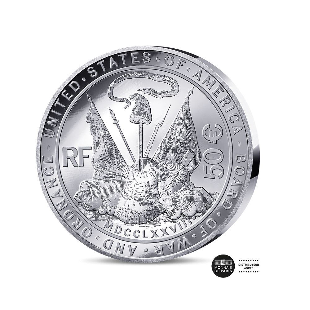 George Washington - Monnaie de 50€ Argent 5 Oz - BE 2025