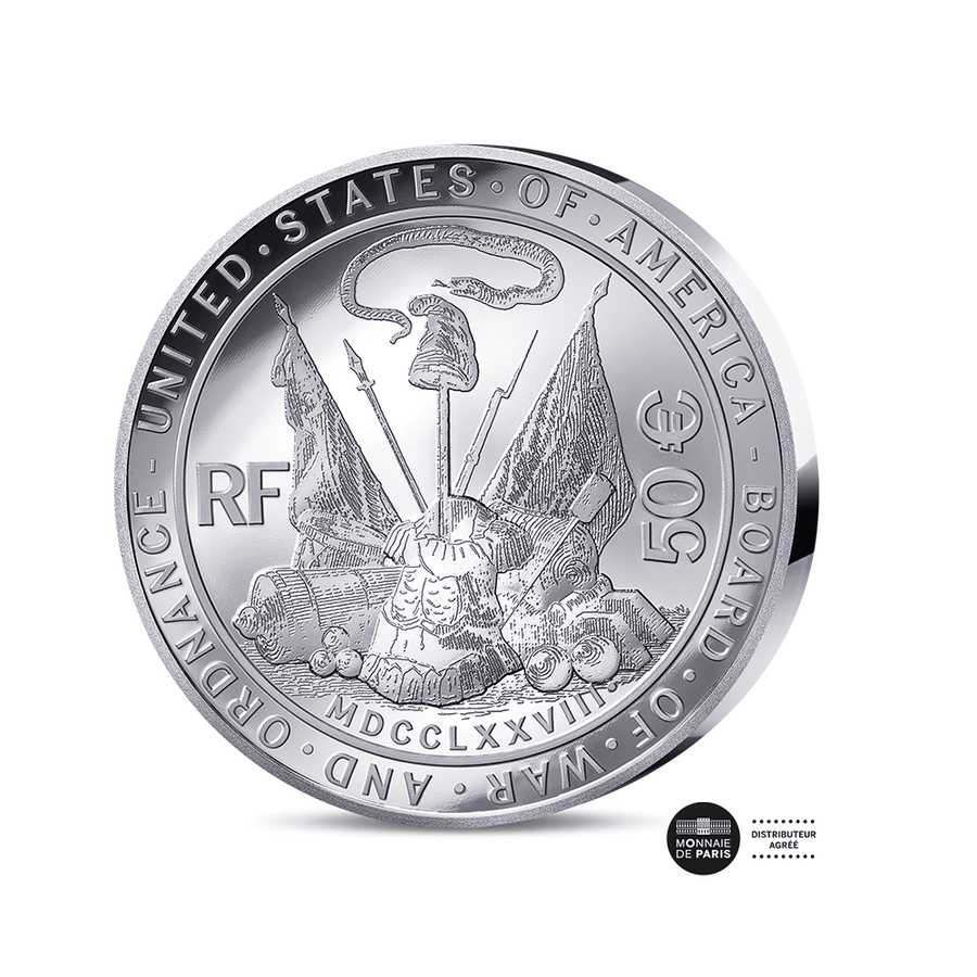 George Washington - Monnaie de 50€ Argent 5 Oz - BE 2025