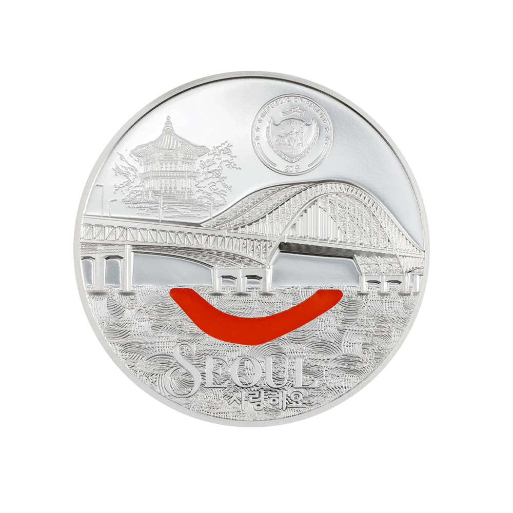 Tiffany Art Metropolis - Seoul - Monnaie de 20$ Argent 3 Oz - BE 2024