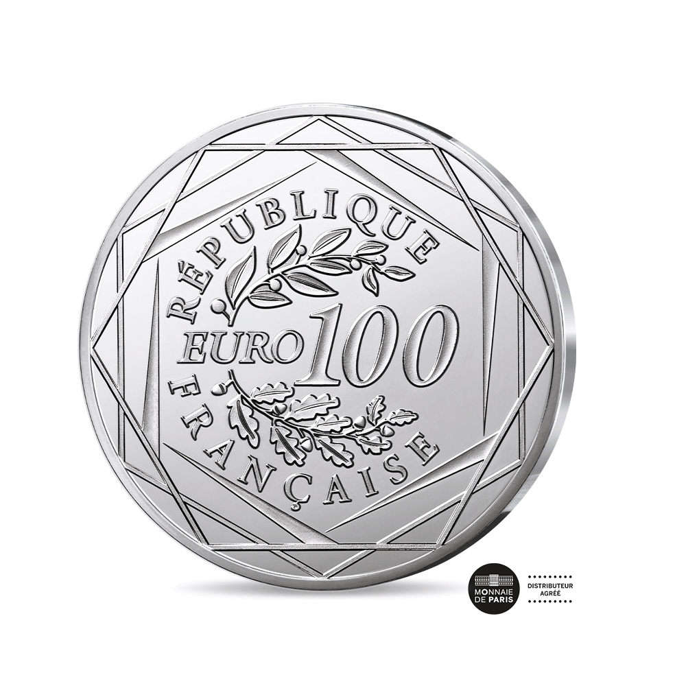 100 fr Argent ( Module de ) . 20 ème Anniversaire de Pessac. 1993. - 7