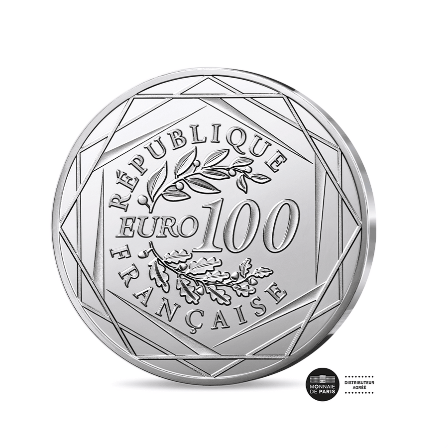 Snoopy - Monnaie de 100€ Argent - 2025