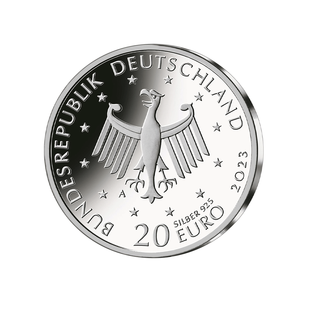 Germania 2023 - valuta di € 20 denaro - Vicco von Bülow (Loriot) - BE