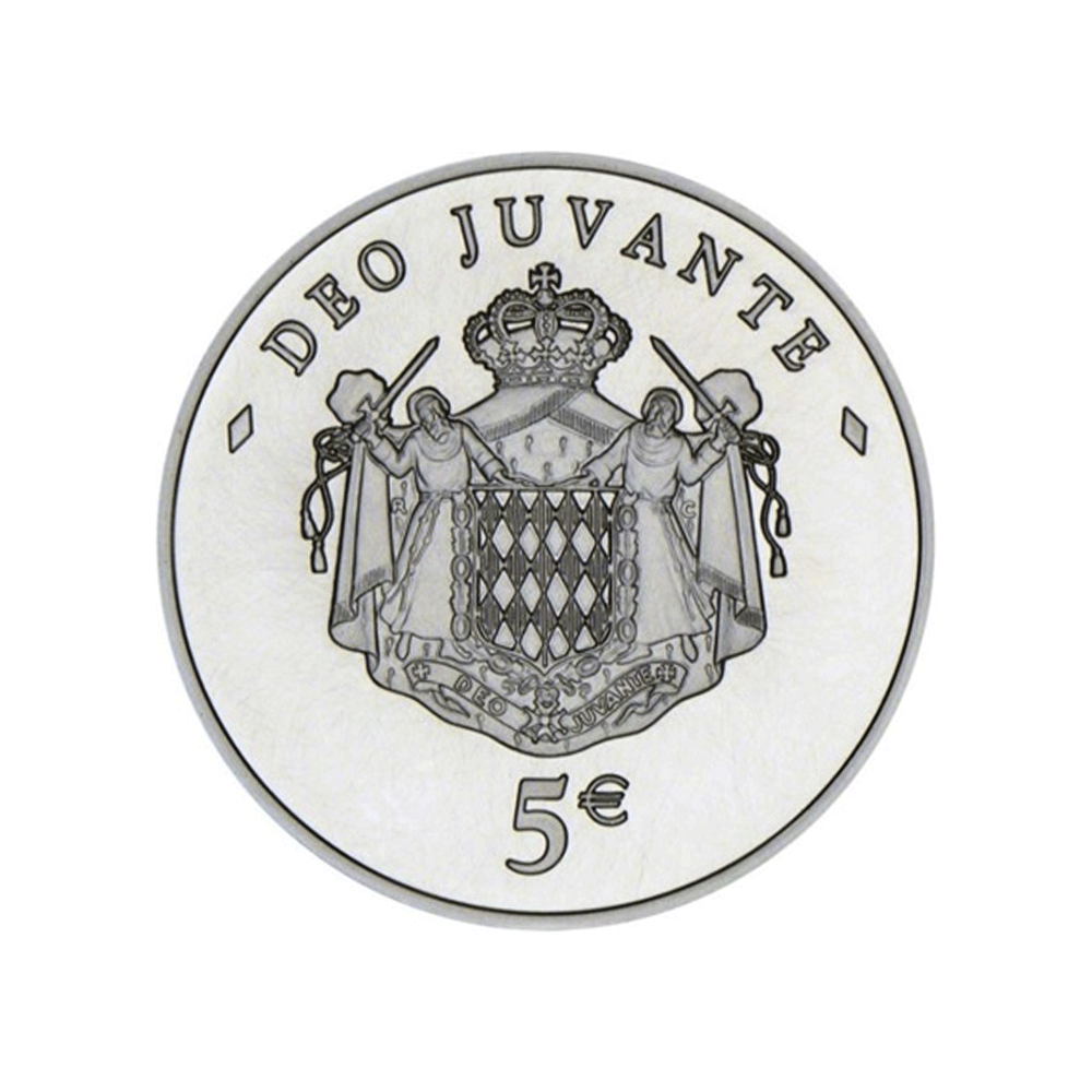 Monaco 2008 - Albert II - Monnaie de 5€ Argent - BU