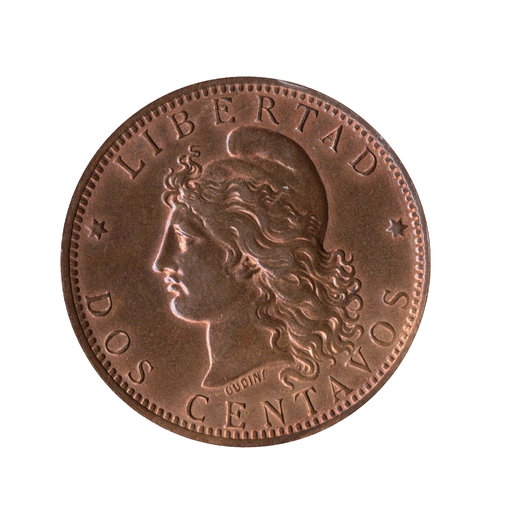 2 centavos - Argentine - 1882-1896