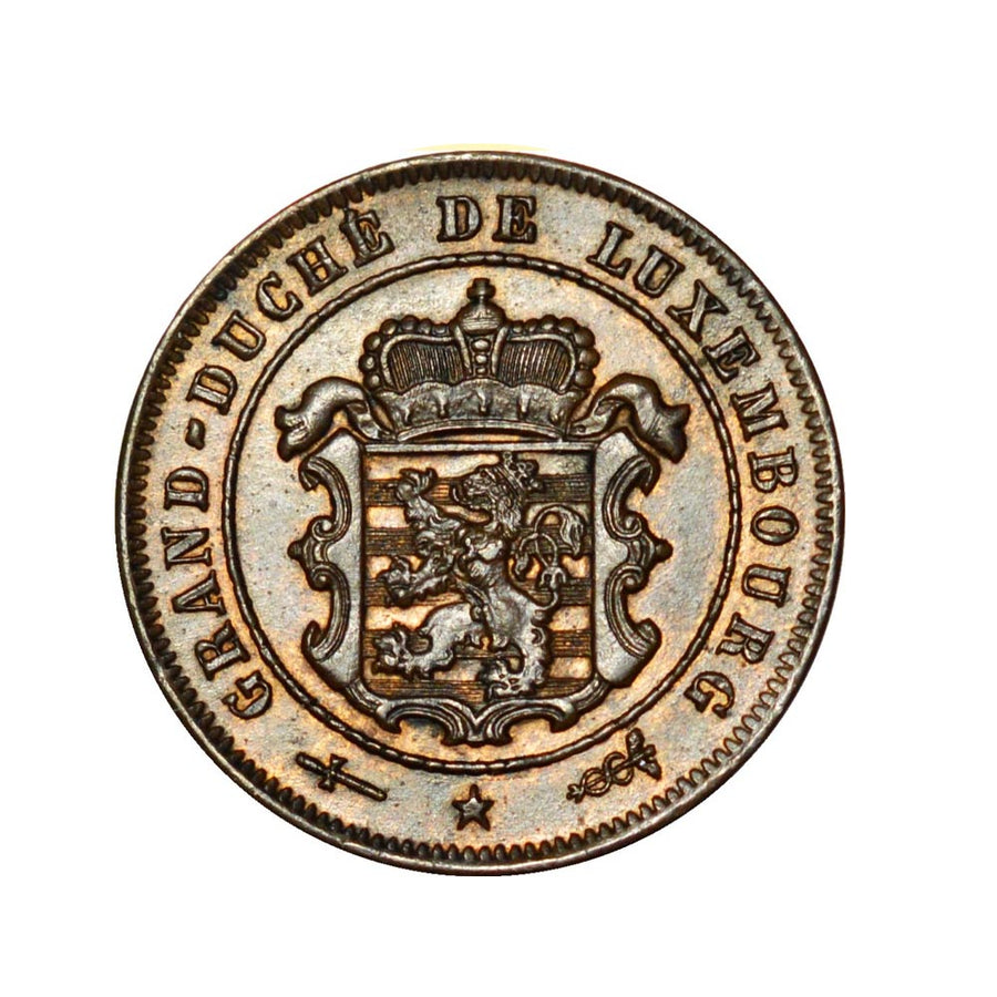 2½ Centimes - Willem III / Adolphe / Guillaume IV - Luxembourg - 1854-1908