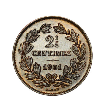 2½ Centimes - Willem III / Adolphe / Guillaume IV - Luxembourg - 1854-1908