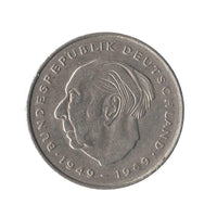 2 Deutsche Mark - Theodor Heuss - Allemagne - 1970-1987