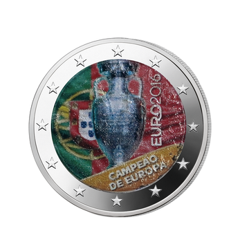 Portugal 2016 - 2 Euro Commémorative - Colorisée