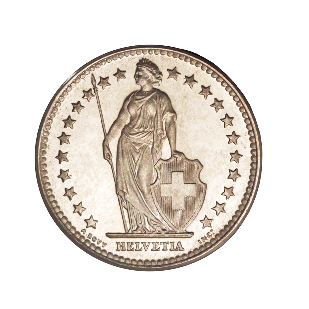 2 Francs - Helvetia Debout - Suisse - 1874-1967