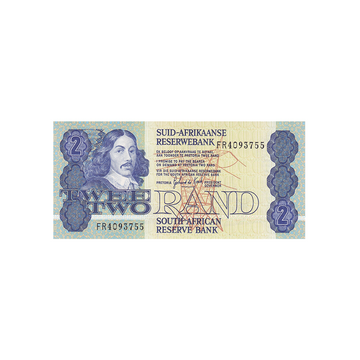 Afrique du Sud - Billet de 2 Rand - 1978-1990