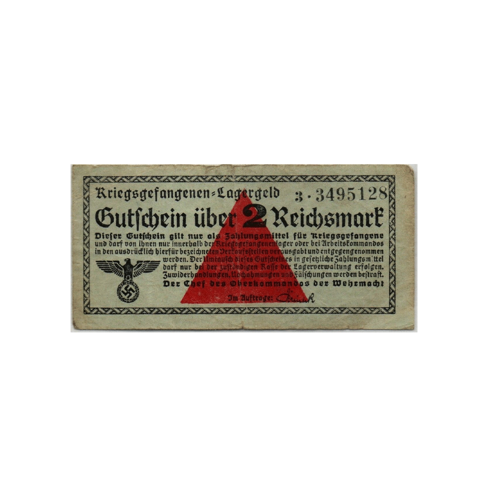 Allemagne - Coupon de 1 Reichsmark - 1939-1944