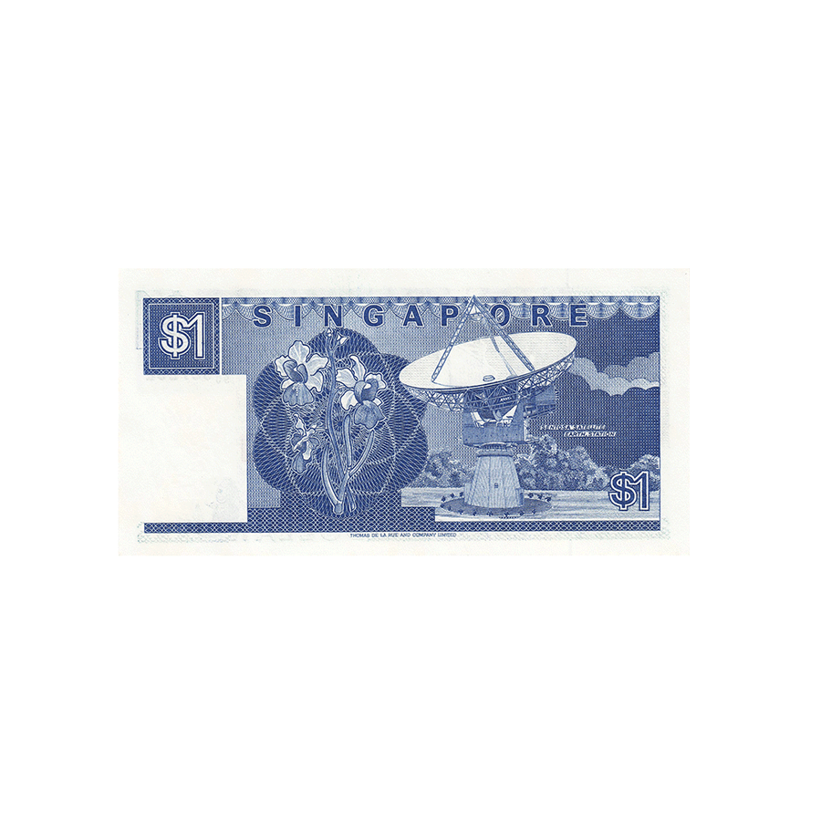 Singapour - Billet de 1 Dollar - 1987