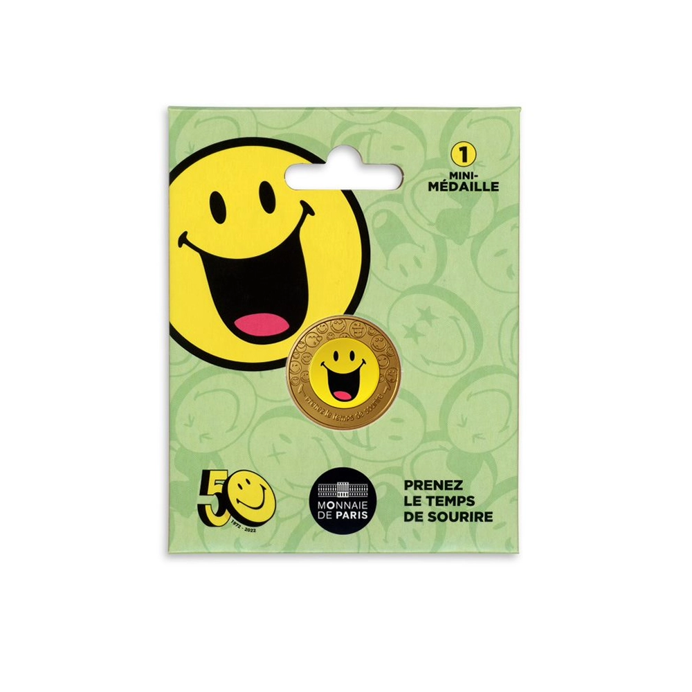 50 ans du Smiley - Mini Médaille  - 3/5 - 2022
