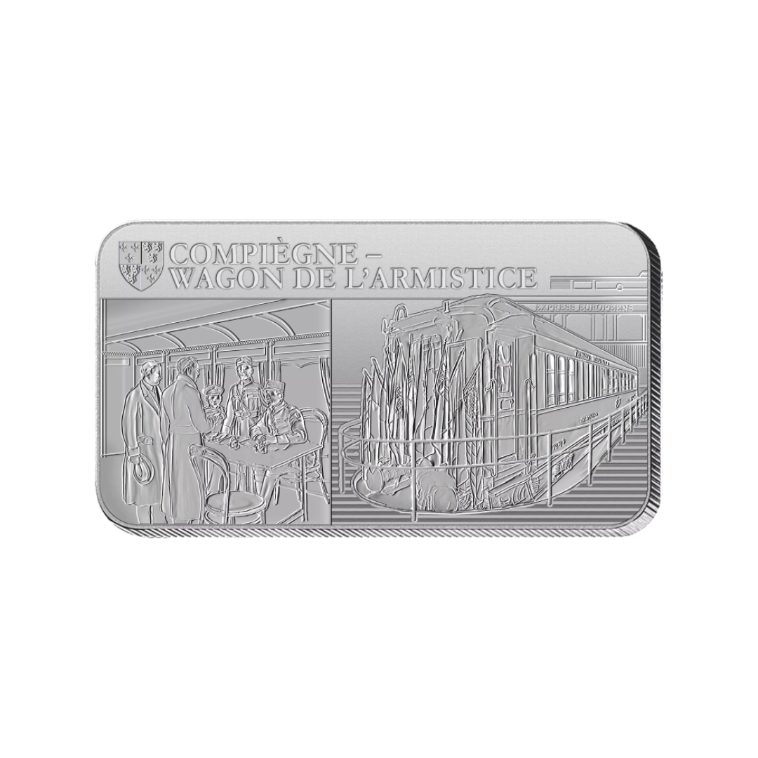 Lingot en Argent - Wagon de l'Armistice