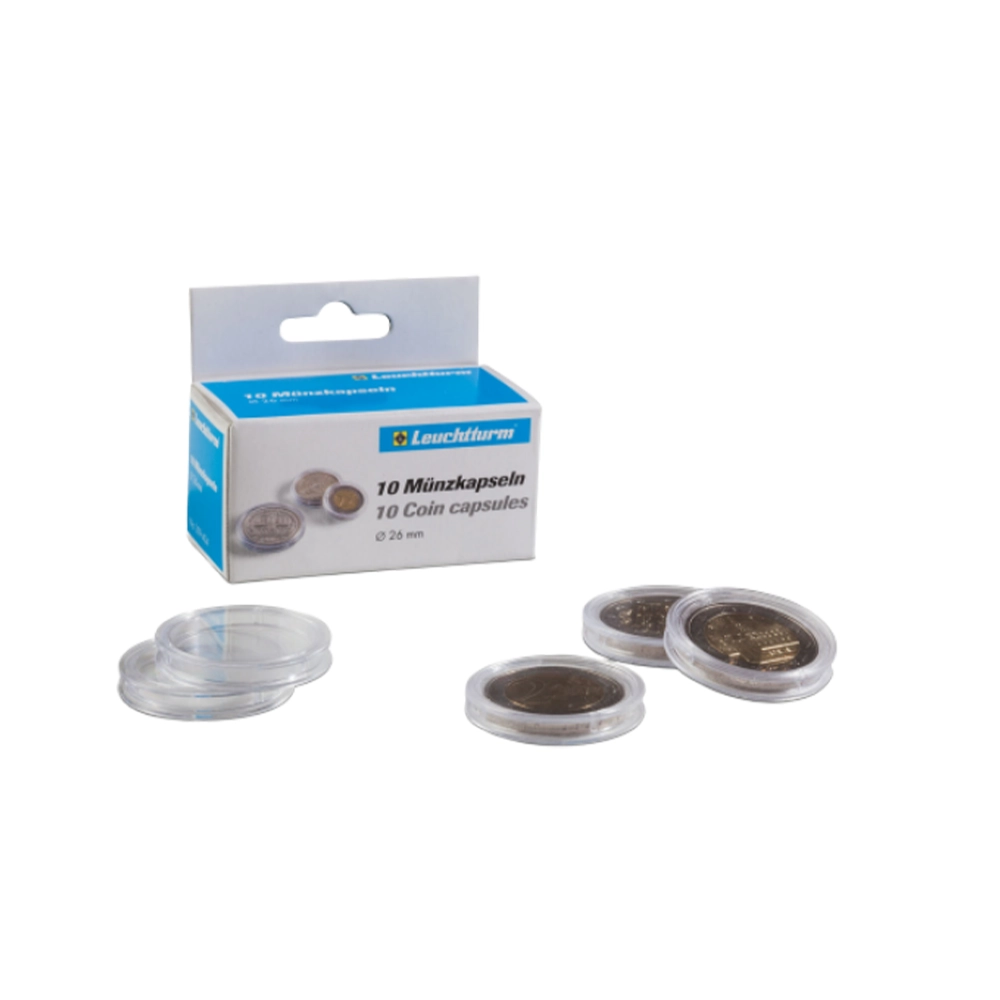 Capsules pour pièces de monnaies - 33 mm