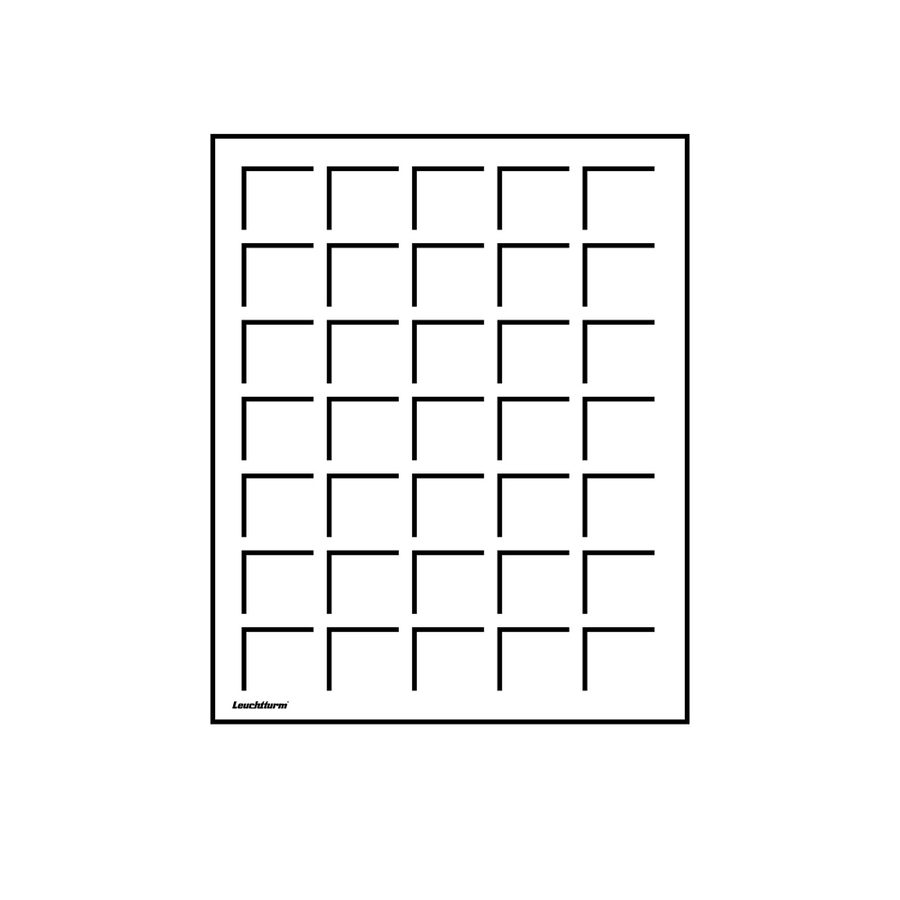 Coffret pour monnaies carré - Lignum en bois nervuré acajou