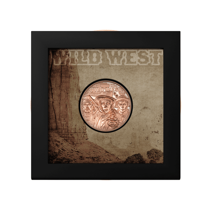 Legends - Wild West - Monnaie de 1 Dollar Cuivre - BE 2024