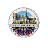 Notre Dame de Paris - 2 Euros Commémorative -  Colorisée (variantes disponibles)