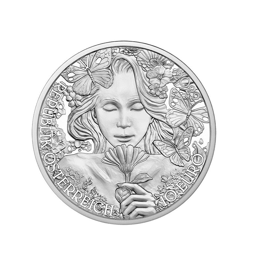 Autriche - Le Souci - Monnaie de 10 Euro Argent - BU 2022